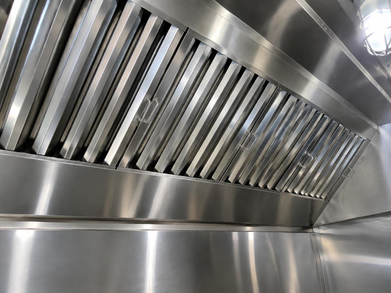 After: Example: exhaust hood and baffle filters